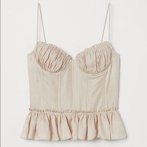 SOLD OUTNWTBrock Collection x H&M Corset-style Top